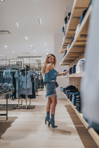 Dressed in Denim at Saks Fifth Ave “The Collective” Launch