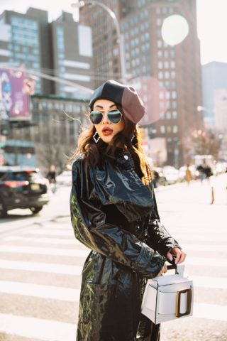 HOW TO WEAR VINYL LIKE A STREET STYLE STAR