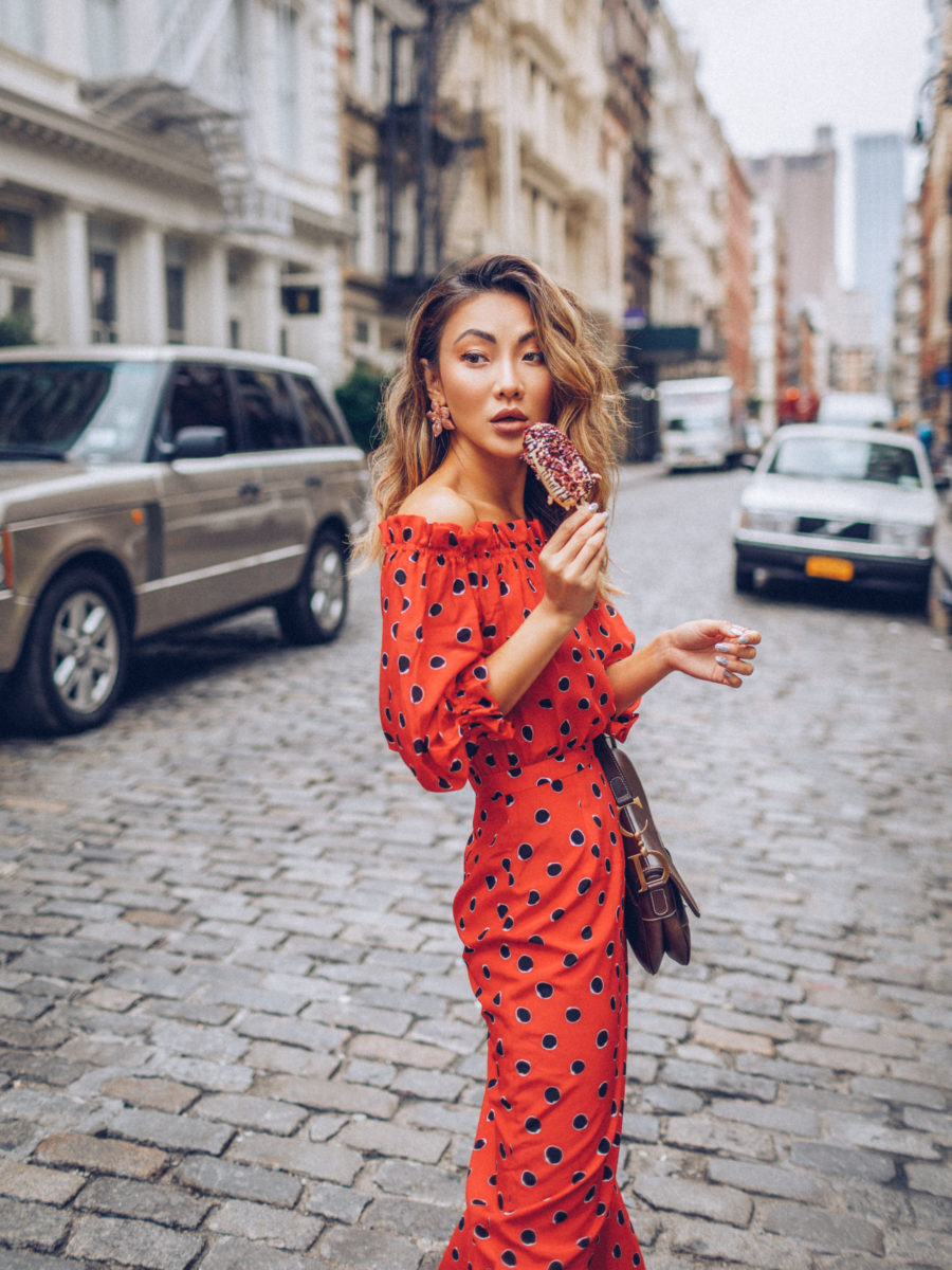 How your diets impacts your skin and body + an introductory guide to beauty supplements, magnum ice cream, red polka dot dress // Notjessfashion