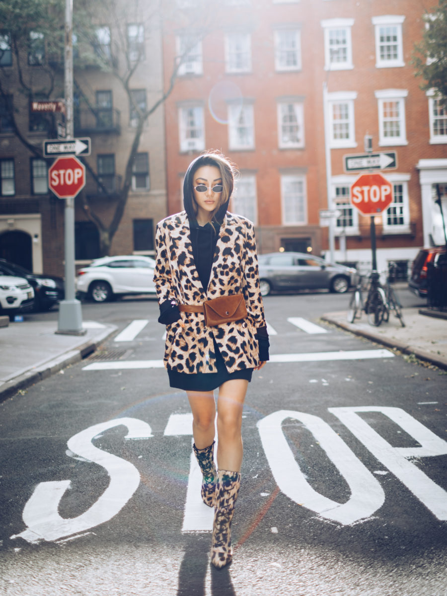 old school trends that are coming back, leopard print outfit, mid-calf boots // Notjessfashion.com