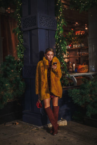 MY HOLIDAY NIGHT OUT LOOK + TIPS FOR STAYING SAFE